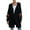 Black, variant on Fesfesfes Coat for Women Sexy V-Neck Printing Long Sleeve Cardigan Casual Outwear Sale Items