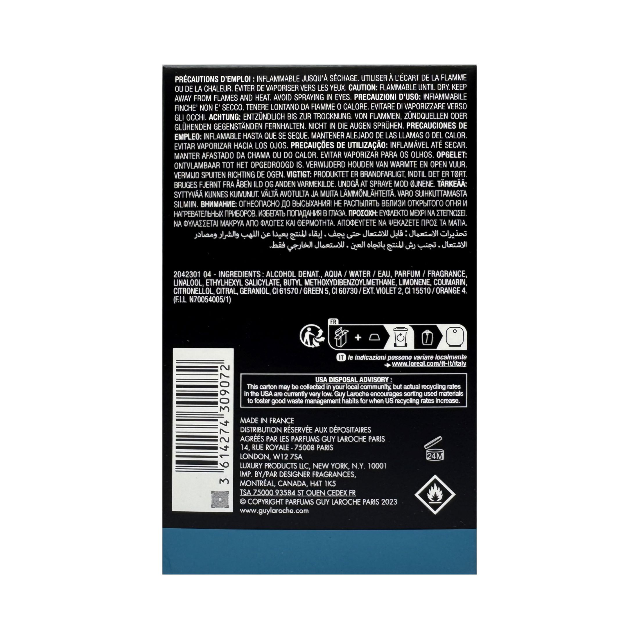 Drakkar Noir Drakkar Bleu Eau de Parfum, 3.4 oz photo 5