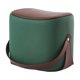 thumbnail image 2 of Taburete otomano de almacenamiento con asa, marco de madera, taburete de maquillaje, reposapiés, taburete de almacenamiento, asiento para armario, Verde, 2 of 8