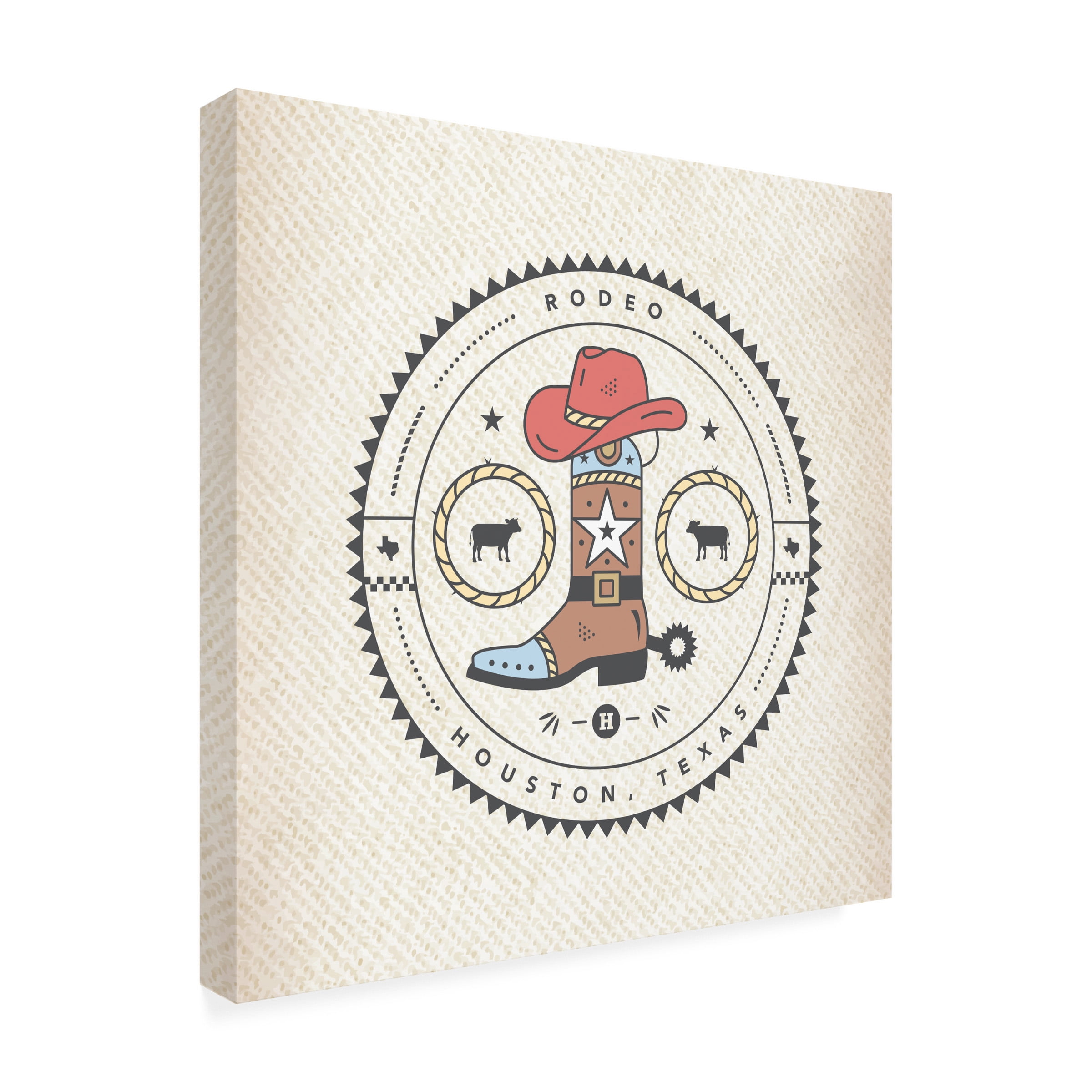 Melissa Maxwell 'Houston Texas Rodeo' Canvas Art