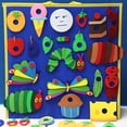 thumbnail image 4 of 35Pcs The Very Hungry Caterpillar Felt Story Set, Story Telling Apron for Preschool Teachers, Interactive Classroom Dramatic Play & Early Learning Educational Toy, 4 of 10