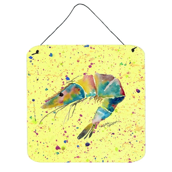 Carolines Treasures 8450DS66 Shrimp Wall or Door Hanging Prints 6HX6W multicolor