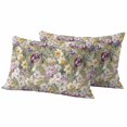 thumbnail image 5 of Dark Sage Green Botanical Outdoor Pillow Covers 20x12 Inch Lumbar Pillow Covers Set of 2 Waterproof Decorative Throw Pillow Cases Spring Floral Summer Botanical Retro Cushion Covers for Patio, 5 of 7