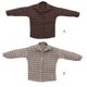 thumbnail image 4 of Vogacara Ropa de muñeca, camisa a cuadros pequeña resistente al desgaste, accesorios de juguetes ajustables realistas, disfraz para de Muñecas y casas de muñecas Beige, 4 of 6