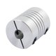 thumbnail image 3 of Acoplamiento helicoidal flexible de eje spline de aleación de aluminio Uxcell 6mmx8mm D25L30, 3 of 3