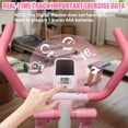thumbnail image 5 of CQSXDA Air Walking Elliptical Machine Foldable Cardio Cross Trainer Glider  with LCD Screen for Low-Impact Home Gym Workout, Pink, 5 of 10