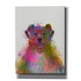 thumbnail image 1 of Epic Graffiti 'Rainbow Splash Bear' by Fab Funky Canvas Wall Art, 16"x18", 1 of 3