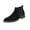 Black Chelsea Boots, variant on KIJBLAE Chelsea Boots For Women Round Toe Faux Leather Wearable Non Anti-slip Waterproof Casual Work Slip On Booties Black 43