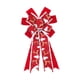thumbnail image 4 of Lazos de cinta roja para Navidad Lazos para coronas navideñas Lazos para atar con lazos DIY 10 lados Decoración para de Navidad para coronas, 4 of 9