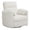 Ivory, variant on Pemberly Row Transitional Polyester Fabric Power Swivel Glider Recliner in Black