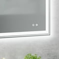 thumbnail image 6 of 48×36 inch LED-Lit bathroom mirror, wall mounted anti-fog memory Adjustable Brightness front and back light Rectangular Vanity mirror, 6 of 8