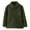 Green, variant on Teen Girls Winter Trendy Full Zipper Fleece Drift Coat Outdoor Flannel Jacket with Pockets Fashion Korean Stand Collar Long Sleeve Relaxed Warm Fleece Thickened Outwear