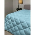 thumbnail image 2 of Checkered Down Alternative Comforter, Gingham Motif with Little Hearts Pastel Blue Shower Theme, Microfiber Quilt for All Season, 5 Sizes, Pale Blue White, by Ambesonne, 2 of 3