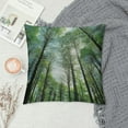 thumbnail image 2 of Creowell  Landscapes Green Trees Decorative Throw Waist Pillow Case Cushion Cover Pillowcase, 2 of 5