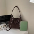 thumbnail image 2 of SPEKSEE Women Frosted PU Shoulder Bag with Multi Zipper Handbag Top-Handle Bag Large Capacity for Travel Shopping Daily Use, 2 of 18