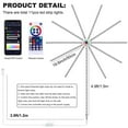 thumbnail image 2 of DYstyle WIFI Smart Fireworks LED Strip Lights Music Sound Sync RGBIC Color-Changing Smart LED Strip Light USB-powered Firework LED Light for Bedroom, Room HomeTV Wall Christmas Party Decoration, 2 of 5