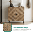thumbnail image 6 of Smuxee Sideboard Storage Cabinet,Coffee Bar Cabinet with Two Doors & Adjustable Shelves for Living Room, 6 of 6