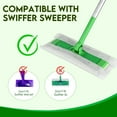 thumbnail image 3 of Dry Sweeping Cloths Compatible with SwifferSweeper Mop - 100 Count Disposable Dry Mop Refills - Unscented Floor Cleaning Pads (Mop Not Included), 3 of 6