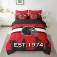 thumbnail image 2 of YST 7 Piece Bed in a Bag King Size Comforter Set Ice Hockey Bedding Set,Hockey Reversible Design Bed Set,Winter Sports Soft Microfiber Comforter with Sheet Set,All Season,New Jersey, 2 of 5