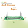 thumbnail image 6 of gobaplay Outdoor Swing Set Frame & gobaplay Tree Swing Platform, Green, 6 of 10