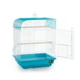 thumbnail image 4 of Prevue Pet Products Southbeach Teal/White Flat Top Bird Cage SP50061, 4 of 6