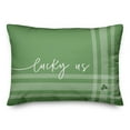 thumbnail image 2 of Creative Products Lucky Us 14x20 Spun Poly Pillow, 2 of 3