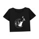 thumbnail image 4 of Camiseta corta para mujer, camiseta corta para entrenamiento de verano, para senderismo, viajes, desplazamientos M, 4 of 7