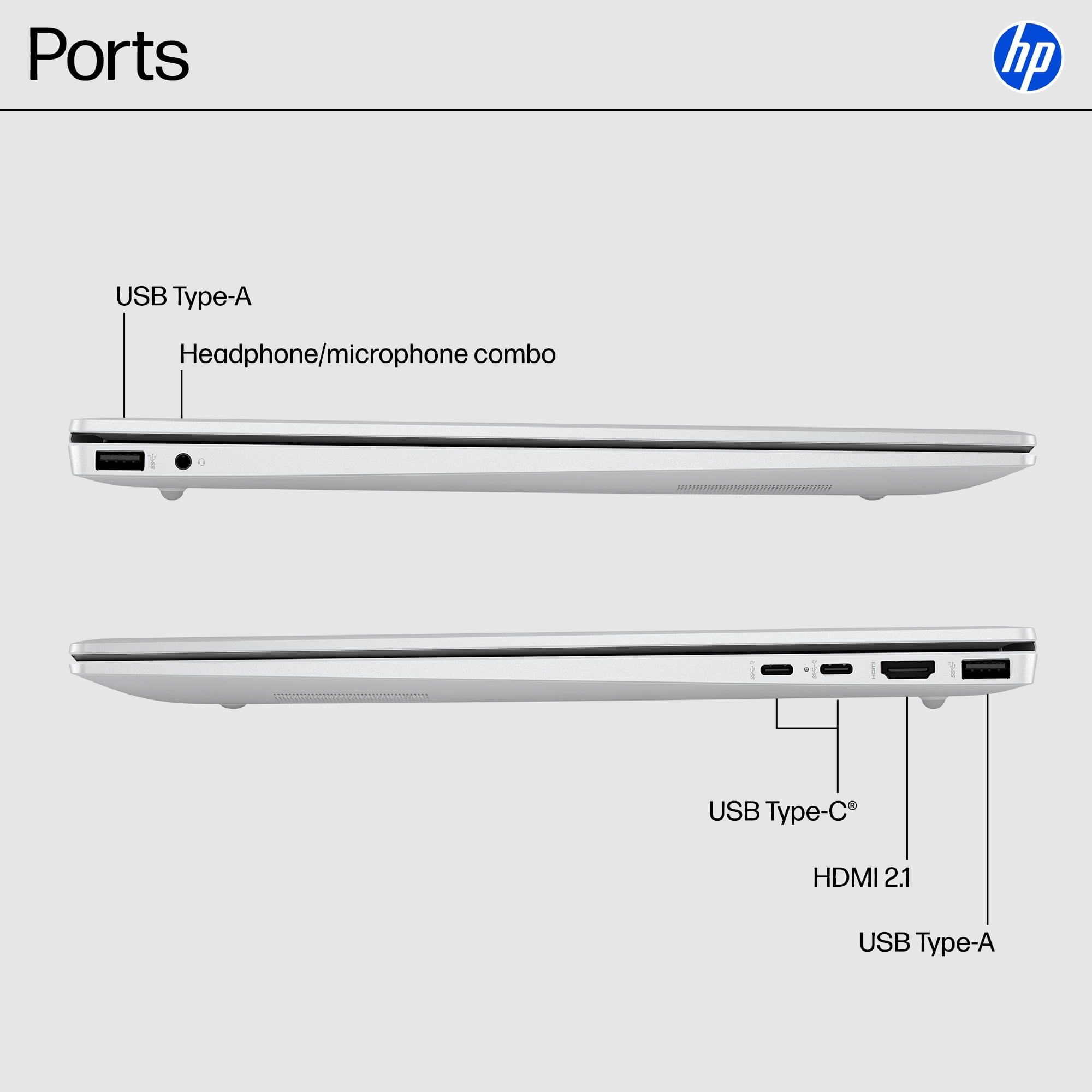 HP OmniBook 5 Copilot+ AI PC, 16" 2K (1920x1200) Touchscreen, 32GB LPDDR5x RAM, 1TB PCIe SSD, AMD Ryzen AI 7 350 Up to 5GHz, Backlit KB, FHD IR camera, Windows 11 Home, W/Mouse