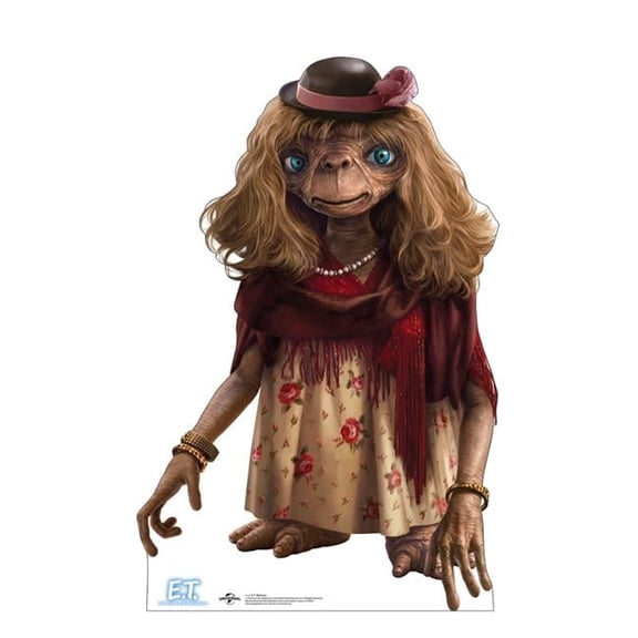 41 x 27 in. E.T. Woman Life-Size Cardboard Cutout