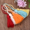 thumbnail image 4 of Unique Bargains 20 Packs Bookmark Tassels 4.3 Inch Hanging Loop Small Tassels Soft Mini Tassels, Light Orange, 4 of 7