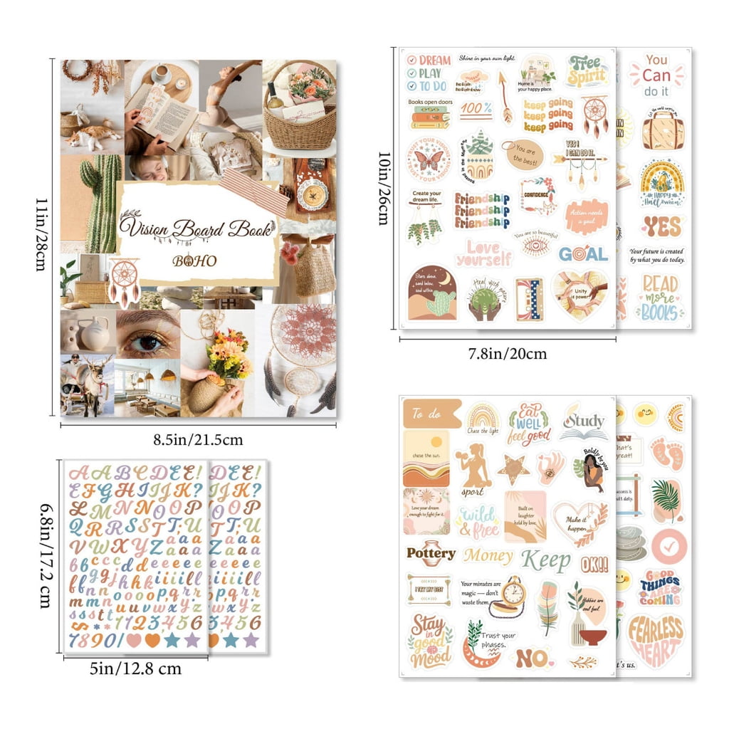 Zeiwohndc Decorations Planner Sticker for Album Journal, Cards Making Scrapbook Sticker