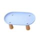 thumbnail image 5 of Comedero elevado con soporte para cuencos de comida y agua para gatos y perros. Azul 24cmx13cm, 5 of 9