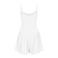thumbnail image 5 of YABCSAZ Jumpsuits for Women Summer Romper One Piece Bodysuit Sleeveless Spaghetti Strap Short Jumpsuit Casual Outfits Loose Wide Leg Shorts Jumpsuits with Pockets for Gym, Yoga, Workout, Ballet, 5 of 8