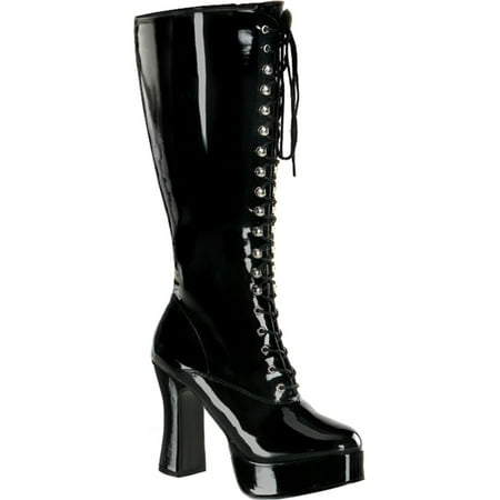 black thigh high boots wide calf