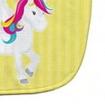 thumbnail image 3 of Caroline's Treasures Baby Bib,Unicorn, Yellow Stripe, 3 of 3