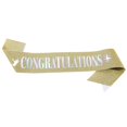 thumbnail image 3 of Fgnfyis Neckerchief for Parties and Gatherings Elegant Gold Foil Design Congratulations Sash Versatile Wear Gold, 3 of 4