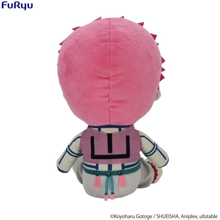 Demon Slayer Akaza Potetto Figure By Furyu - Cute Chibi-Style Collectible, Official Anime Merch, Includes Display Stand