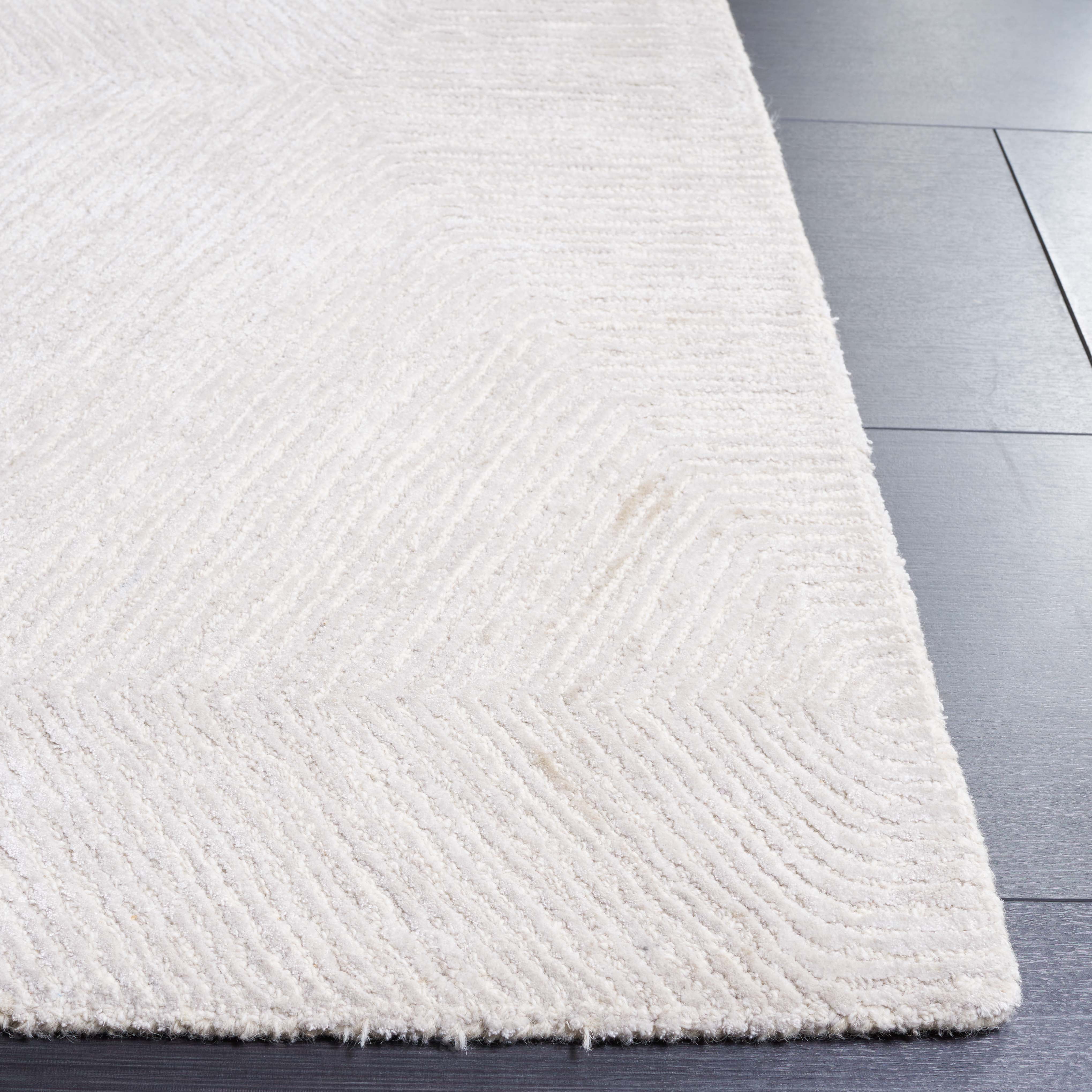 SAFAVIEH Textural Merrilyn Geometric Area Rug, Beige, 8' x 10'