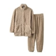 thumbnail image 2 of Brilliant Pajamas for Women Plus Size Women's Casual Long Sleeved Top Loose Pants Home Clothing Pajama Set, 2 of 8
