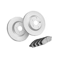 thumbnail image 2 of KarParts360 For Chevy Impala 2012 2013 Brake Set Front | Cast Iron Rotor | Ceramic Pads | Vented Rotor | Performance / Racing Driving | 100 Millimeters / 3.94 Inches Bolt Circle, 2 of 4