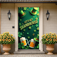 thumbnail image 7 of St Patricks Day Decoration Shamrock Beer Mug Green Hat Backdrop Banner Party Supplies Photography Props Festive Celebrations Bar Decor Holiday Fun, 7 of 7
