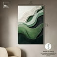 thumbnail image 5 of Green Echoes I Canvas Green Abstract Art by Art Remedy, Gallery Wrapped, 36" x 54", 5 of 7