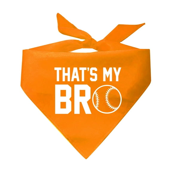 That's My Bro (Baseball) Triangle Dog Bandana