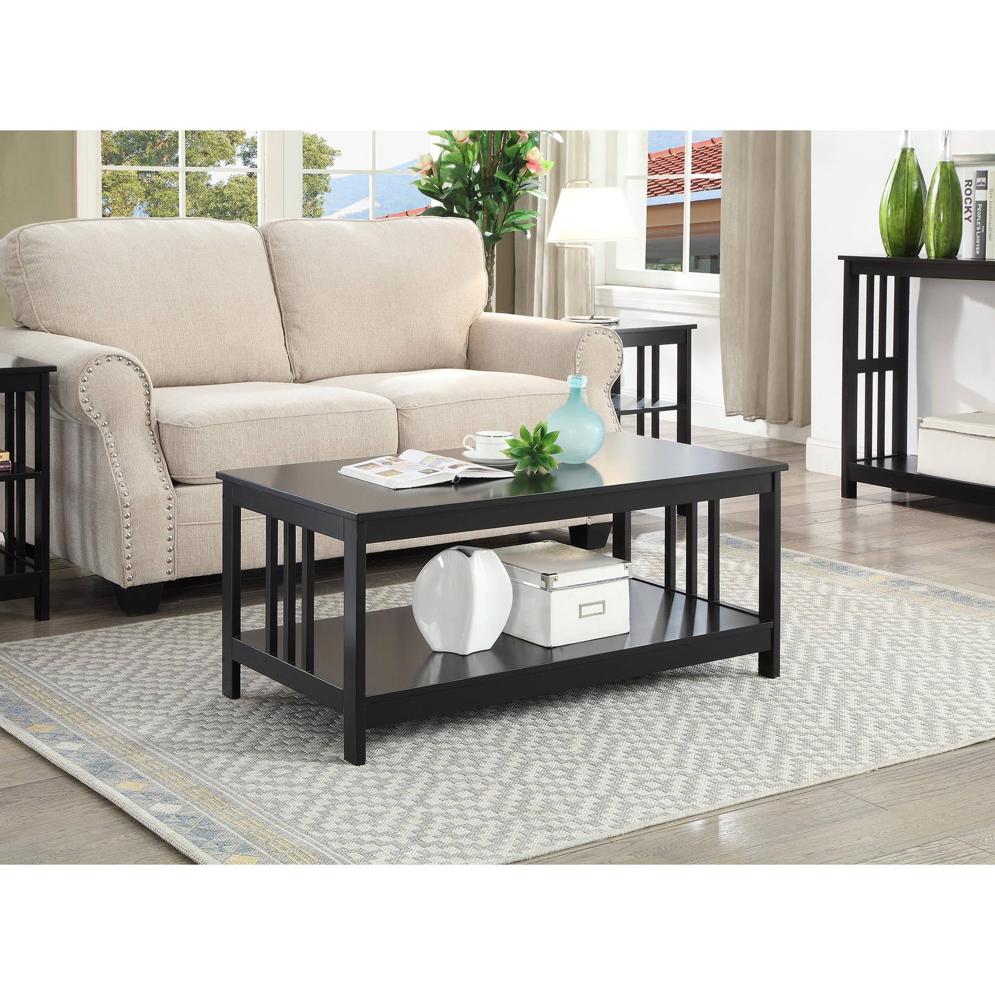 Convenience Concepts Mission Coffee Table, Multiple Colors by Convenience Concepts