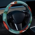 thumbnail image 2 of Christmas Sleigh 14.5 Inch Printing PVC Leather Car Wheel Covers Steering Wheel Cover Auto Accessories, 2 of 6