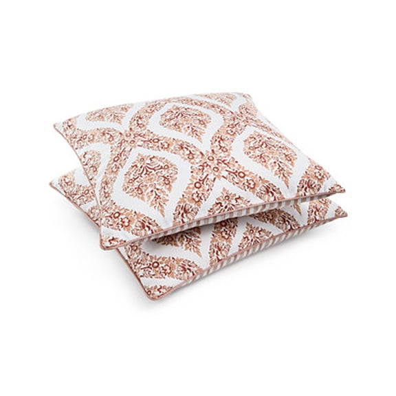 Lacourte Chauncey Set of 2 Decorative Pillows, 20 X 20, Terracotta