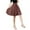 Brown, variant on Pleated Skirts for Women High Elastic Waisted Midi Length A Line Swing Flowy Business Casual Chiffon Womens Skirt Purple One Size