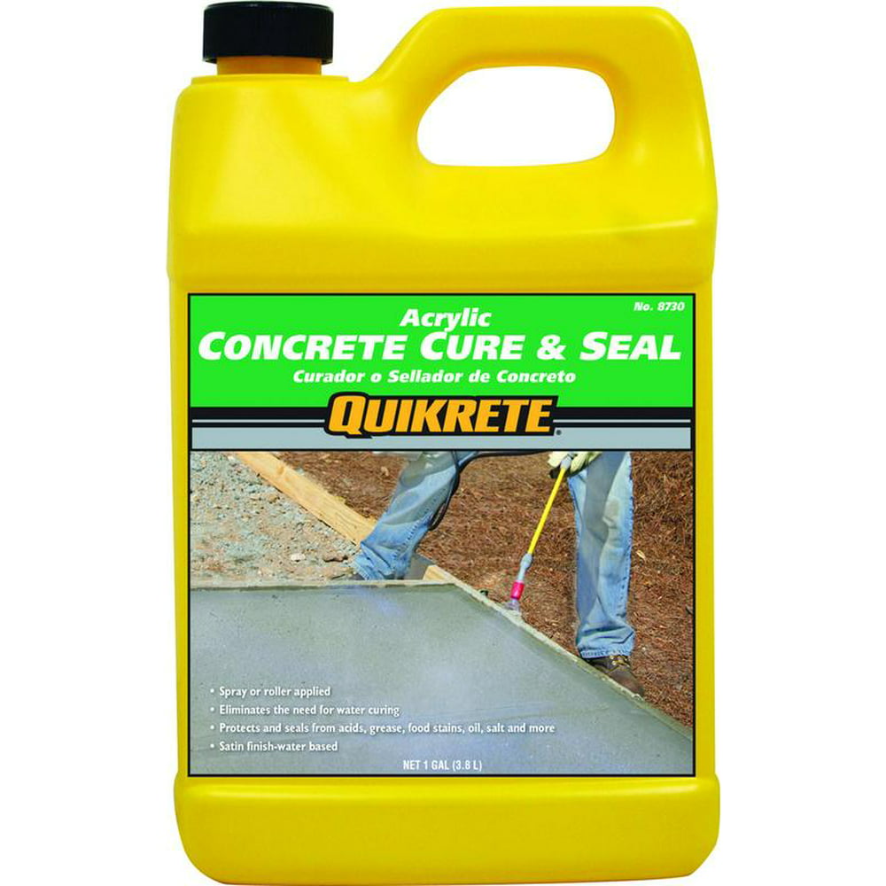 Quikrete 8730-02 Concrete Cure And Seal Gal - Walmart.com - Walmart.com