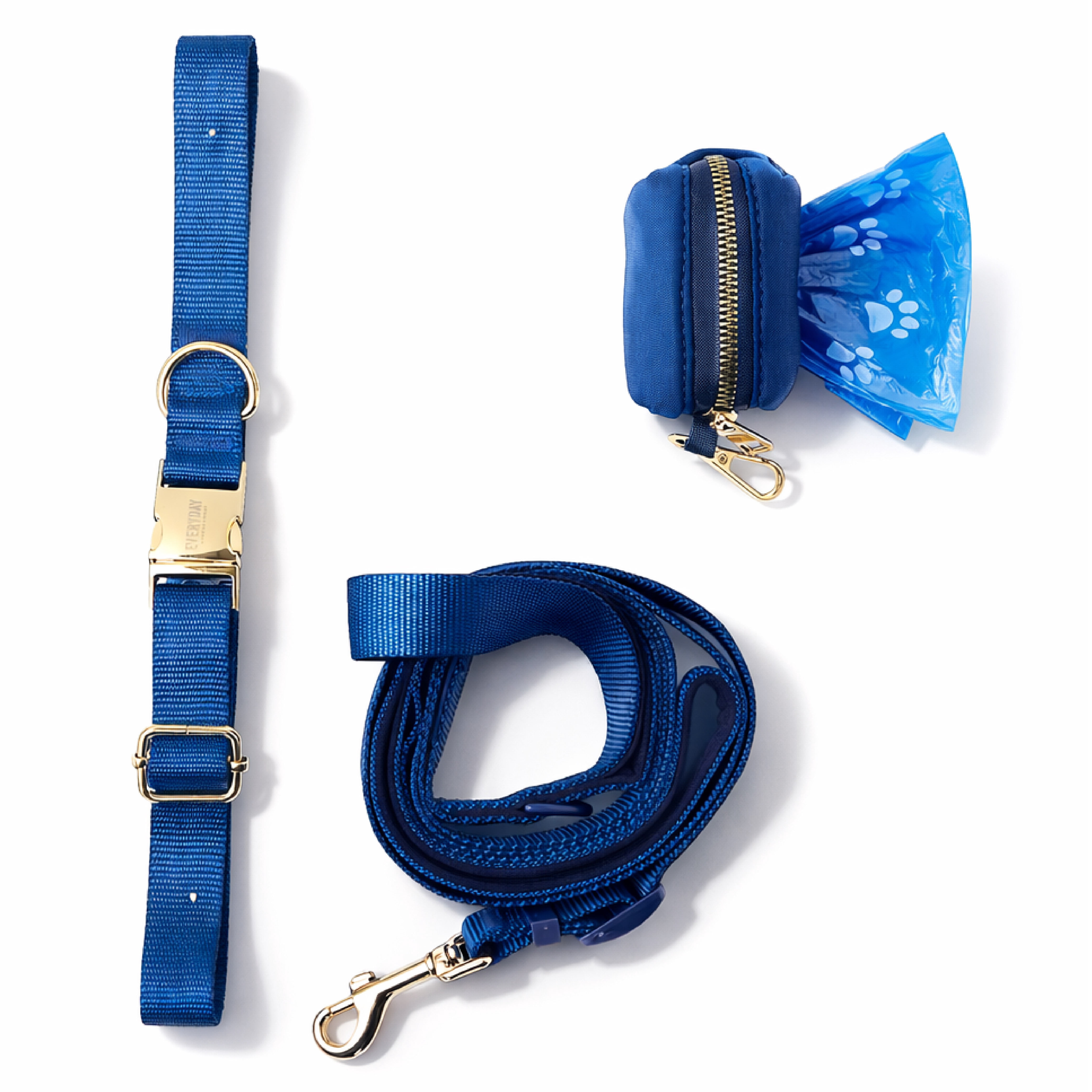 Martha Stewart Everyday Navy 3 Piece Leash Set for Dogs