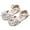 Beige, variant on REDARER Girls Sandals Summer Shoes Girls Sports Sandals,4-4.5 Years